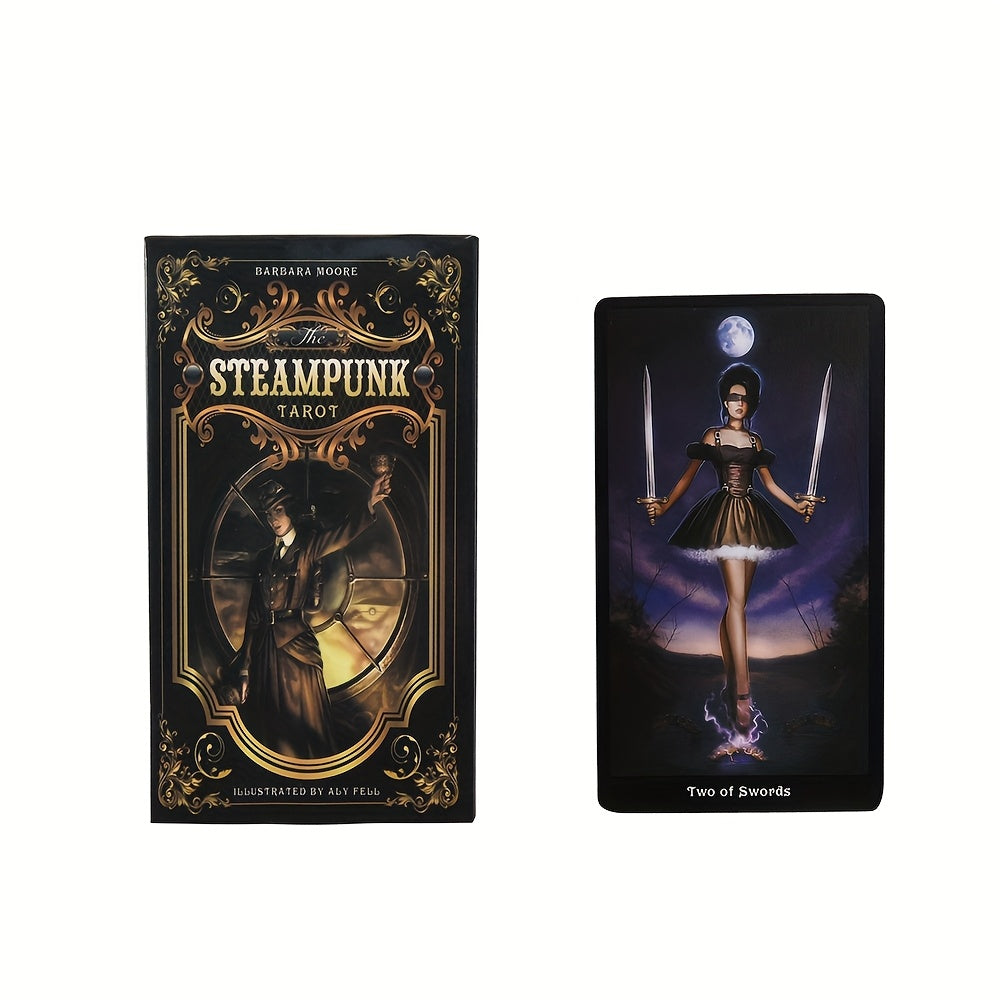 Deviant Moon Tarot Deck - 78-Card Fantasy Art Set for Inner Wisdom & Soul Exploration, Ideal for Party & Christmas Gift, No Electricity Required