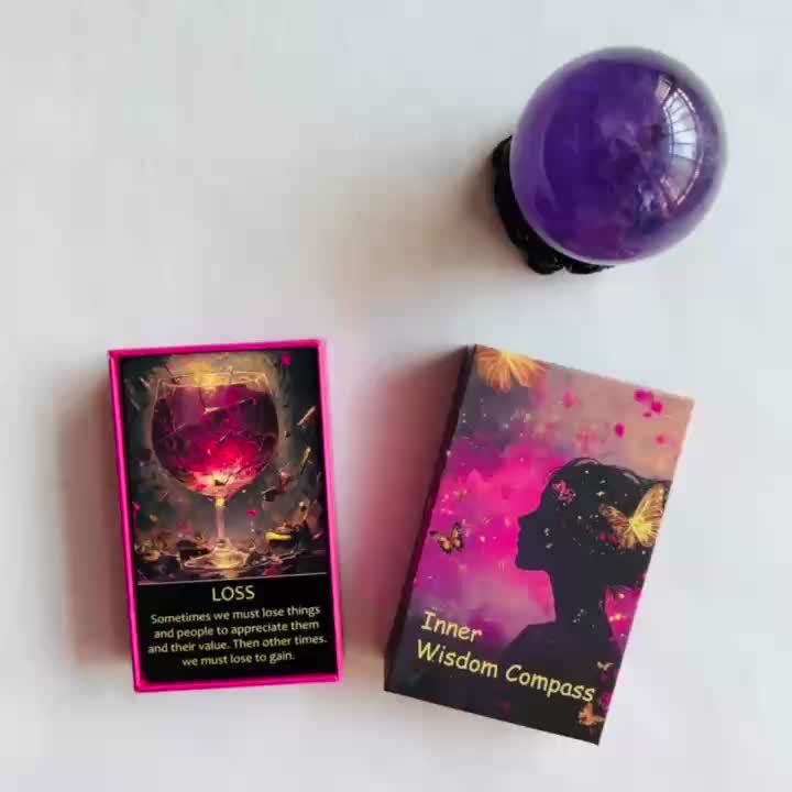 Oracle Cards And Tarot Cards for Beginners, Energy Healing Oracle Cards, Oracle Cards to Reveal Soul'S Truth, Clear Karmic