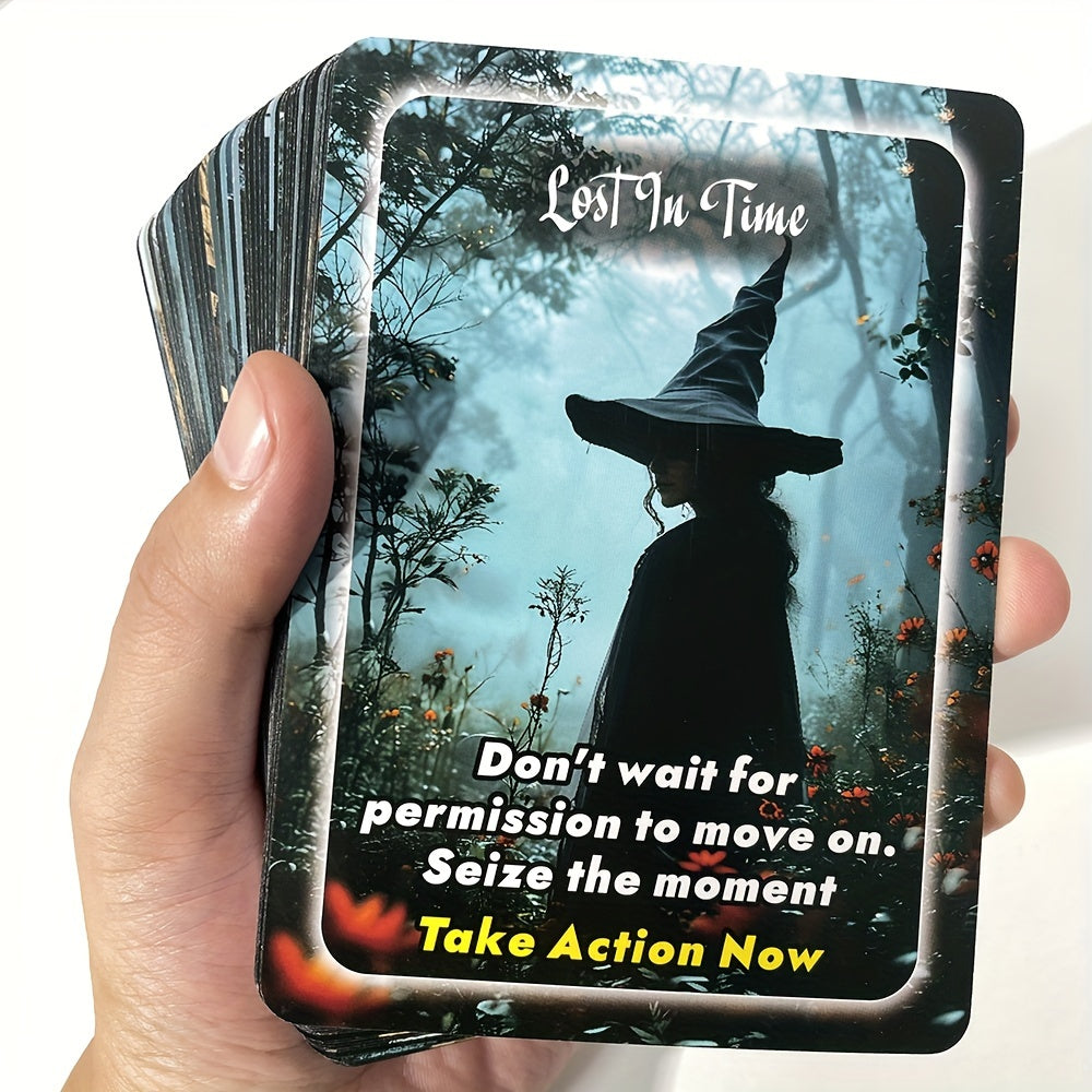 Haunted Echoes Oracle Tarot Cards - Large Size, Mystical Fortune Telling Deck for Insight and Guidance