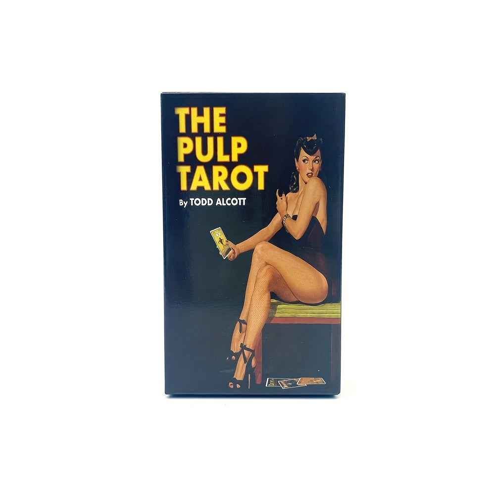 Authentic Original Size Pulp Tarot Deck with Paper Instructions Included