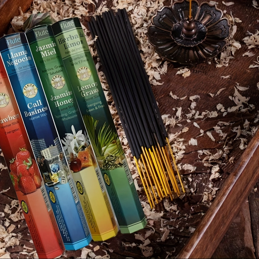 120 Packs of Premium Incense Sticks: Popular Scent for Freshening Your Space, Yoga, Meditation & Relaxation - No Feathers Included