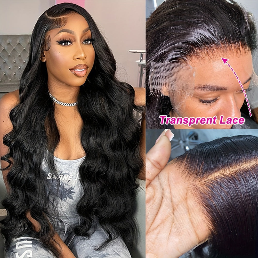 250% Density 13x4 Lace Front Wigs Human Hair Body Wave Wig 28inch Glueless Wigs Human Hair Wig for Women HD Lace Frontal Wigs Human Hair Pre Plucked with Baby Hair