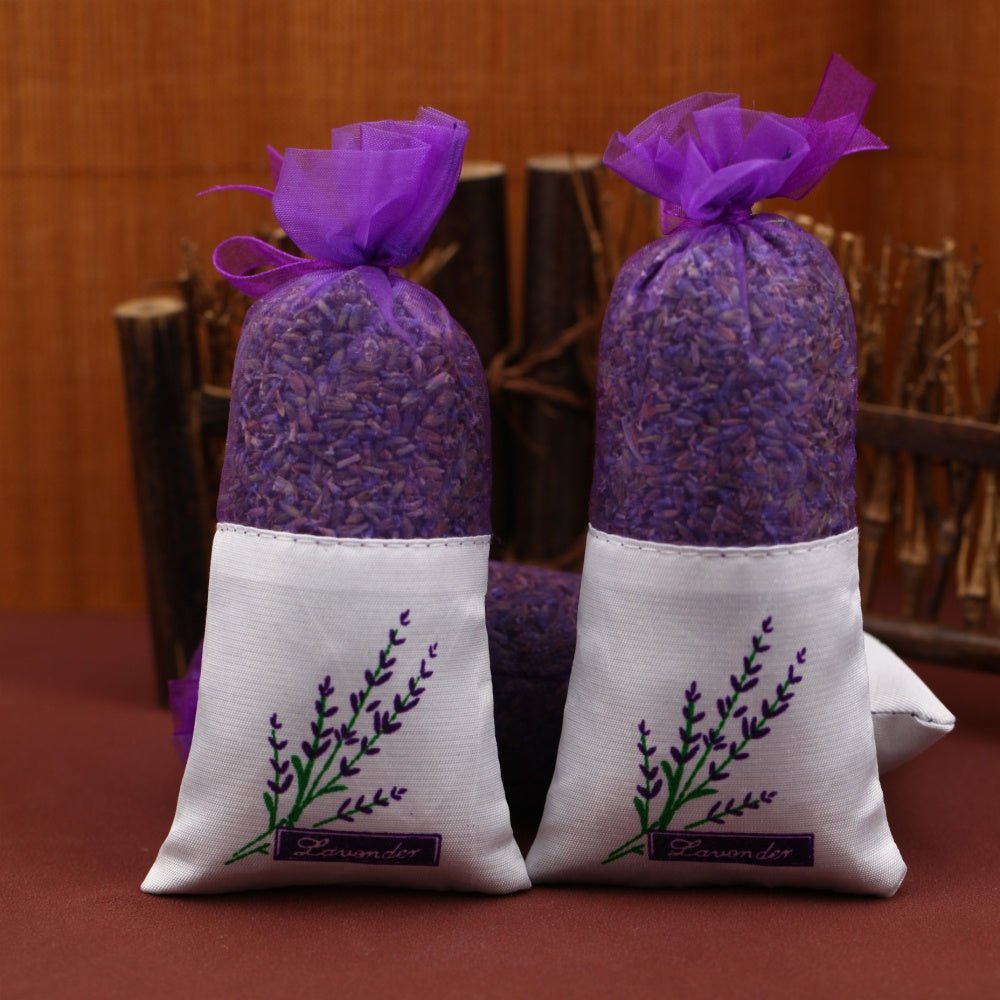 5 Bags Lavender Aromatherapy Scent Bags, Gift Scent Bags Yarn Bags, Car Fragrance Drawer And Wardrobe French Lavender Scent Bags, Fresh Aromatherapy Home Scent Bags Purple