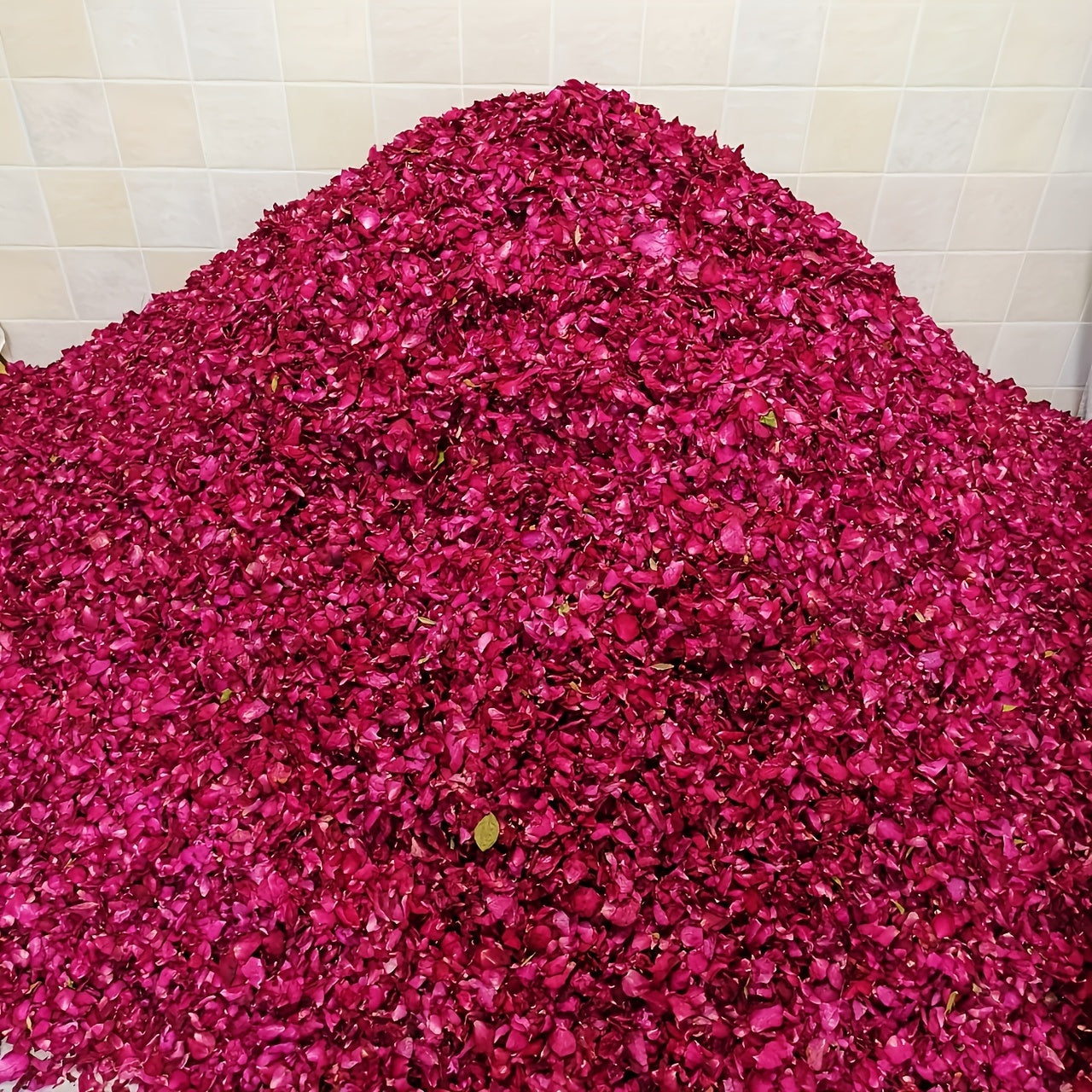 1.75oz/50g Natural Dried Red Rose Petals - Real Flower Material for DIY Crafts, Bath, Soap, Candle Making, Wedding Confetti - Non Edible Floral Decor