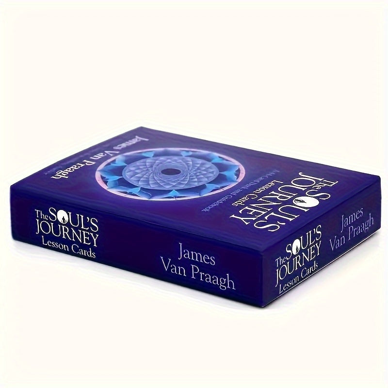 The Soul's Journey Lesson Cards by James Van Praagh - 44-Card Deck and Guidebook for Spiritual Guidance, Inspirational Wisdom, and Self-Reflection for Adults 14+ - Durable Cardboard Material