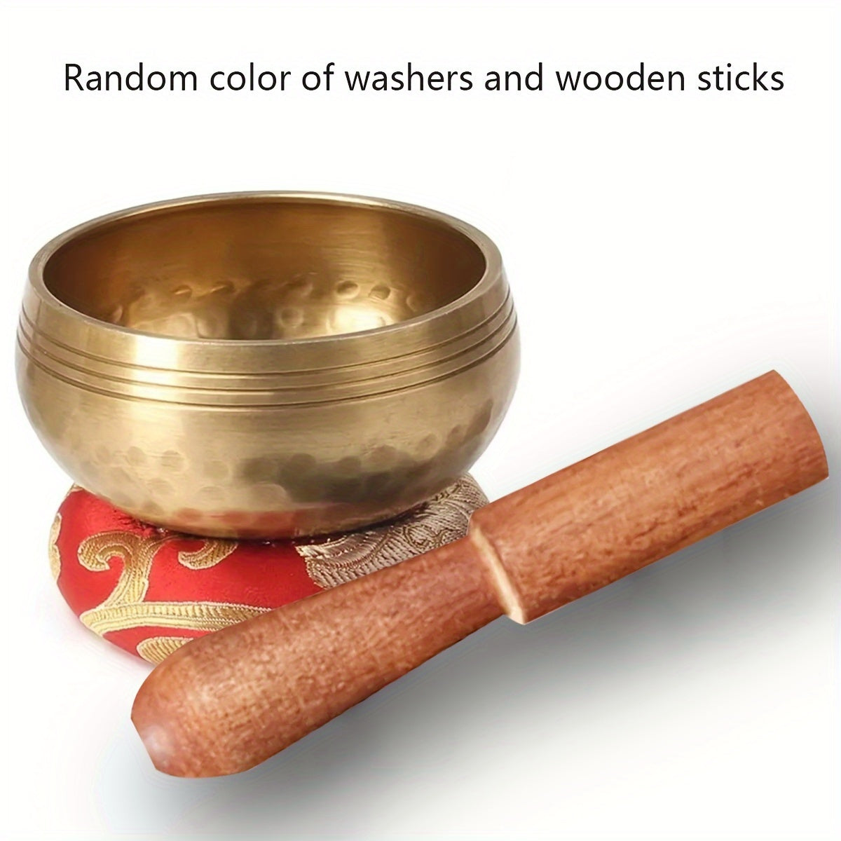 Tibetan Singing Bowl Set - 3 Inch Handcrafted Meditation Bowl for Yoga, Sound Healing, Chakra Balancing, and Mindfulness Practice - Includes Mallet, No Case or Bag