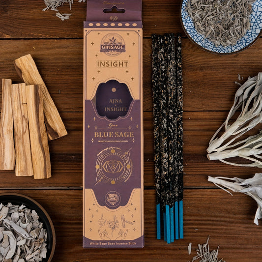 The Herbal Incense Stick Seven Chakra Series Is Made of White Sage, Peruvian Holy Wood, Blue Sage, Rosemary, Lavender, Eucalyptus Leaves, Osmanthus, Cinnamon, And Dark Red Roses (Due to Long-Distance Transportation, The Dregs