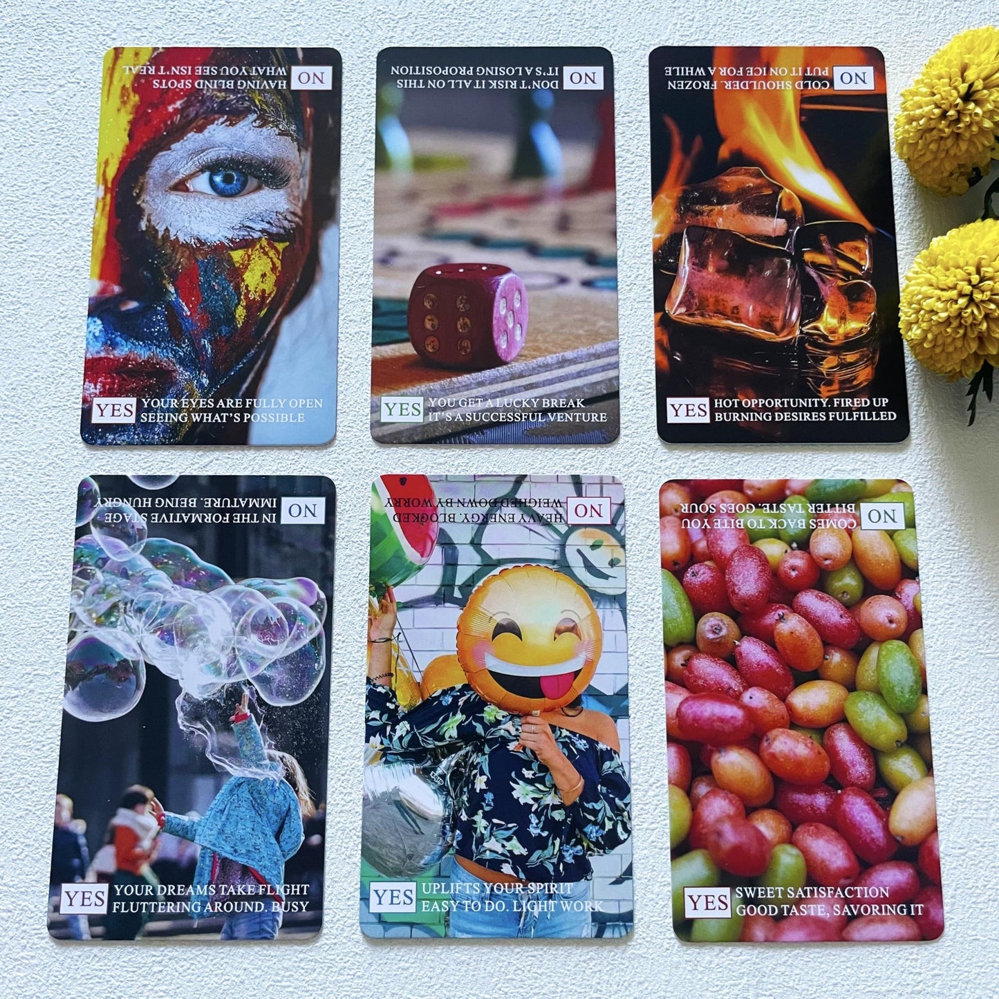 Yes Or No? Clarifying Life Situations Oracle Cards Deck, Oracle Cards For Beginners, Oracle Deck Help You Control Your Life A Gift For Thanksgiving Day And Christmas Day