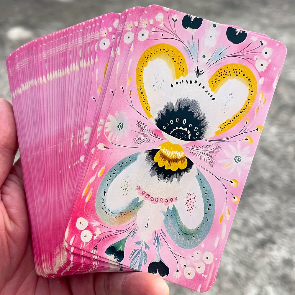 56-Card Deep Love Guidance Cards - Romantic Relationship Insight Deck, English Version, Cardstock Material, 4.72x2.76inch, Lover Clarity Cards for Couples