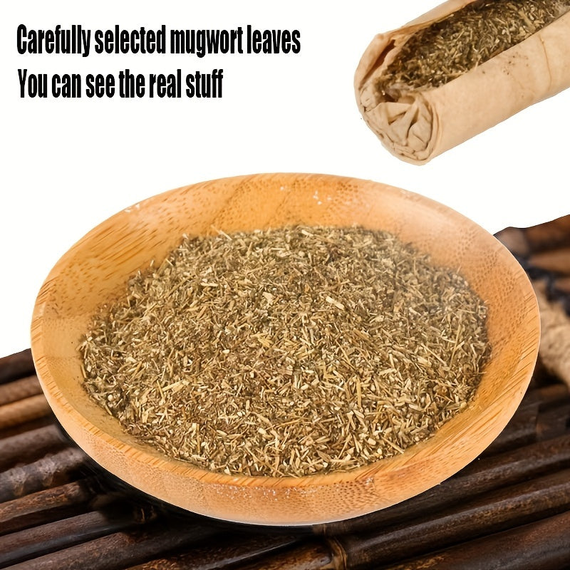 35pcs Natural Mugwort Sticks Set - Perfect for Home Decor, Incense Burners & Aromatherapy