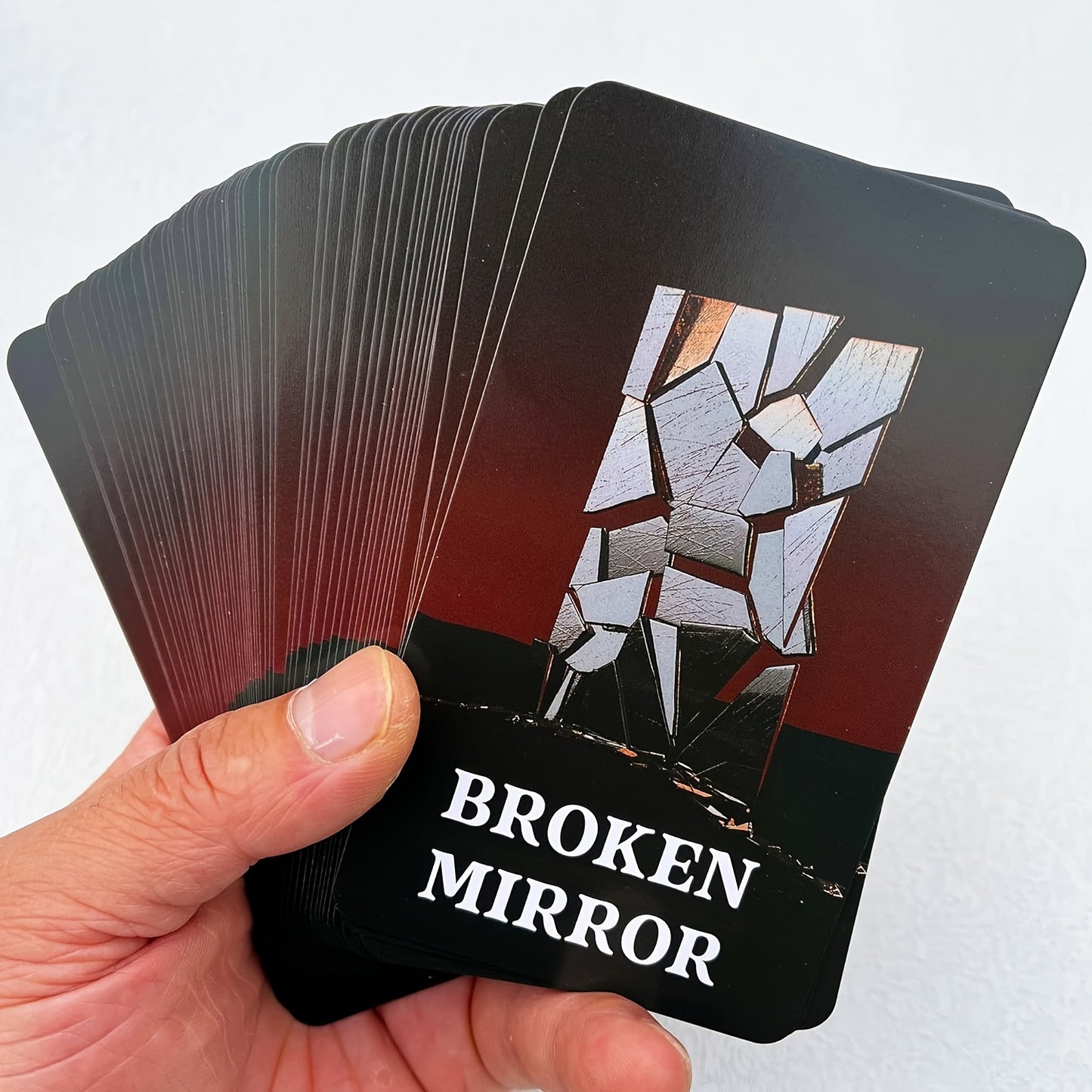 Soulmate Broken Mirrors Oracle Deck - Twin Flame Divination Cards For Beginners | Party Fortune Telling Game, Ages 14+