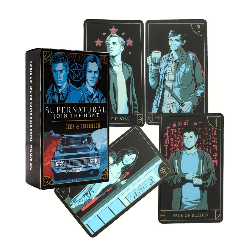 Full Supernatural Tarot Deck PDF Guide - Unlock Mysterious Fun for Casual Parties and Game Nights - Instant Digital Download for Endless Entertainment-Christmas Halloween Party Game Gifts