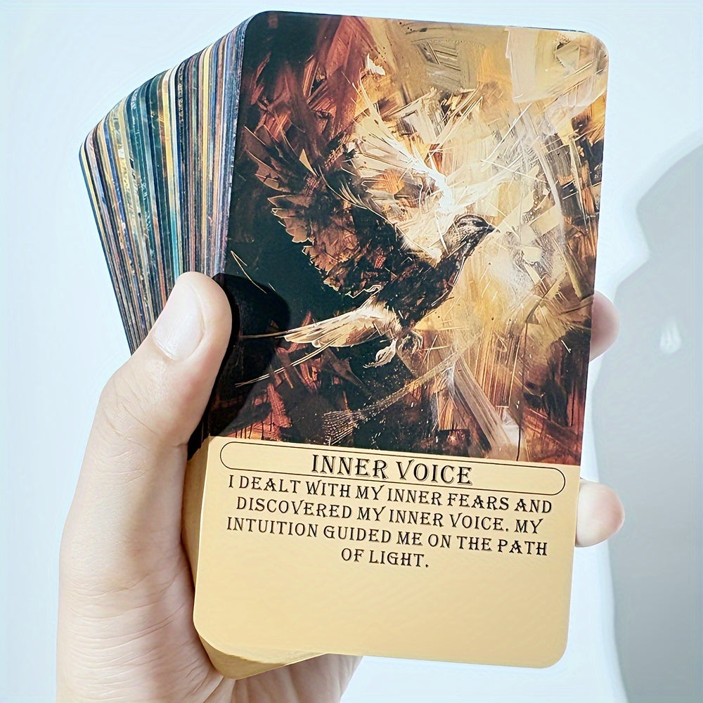 Inner Sunshine Oracle Cards - 55-Card & Love Tarot Deck, English Edition, 4.72x2.75 inches