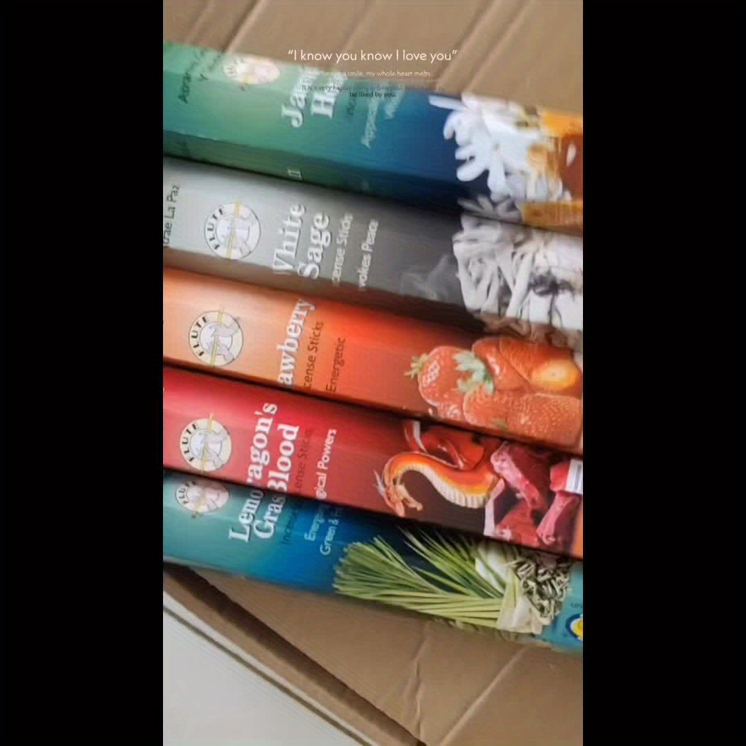 120 Packs of Premium Incense Sticks: Popular Scent for Freshening Your Space, Yoga, Meditation & Relaxation - No Feathers Included