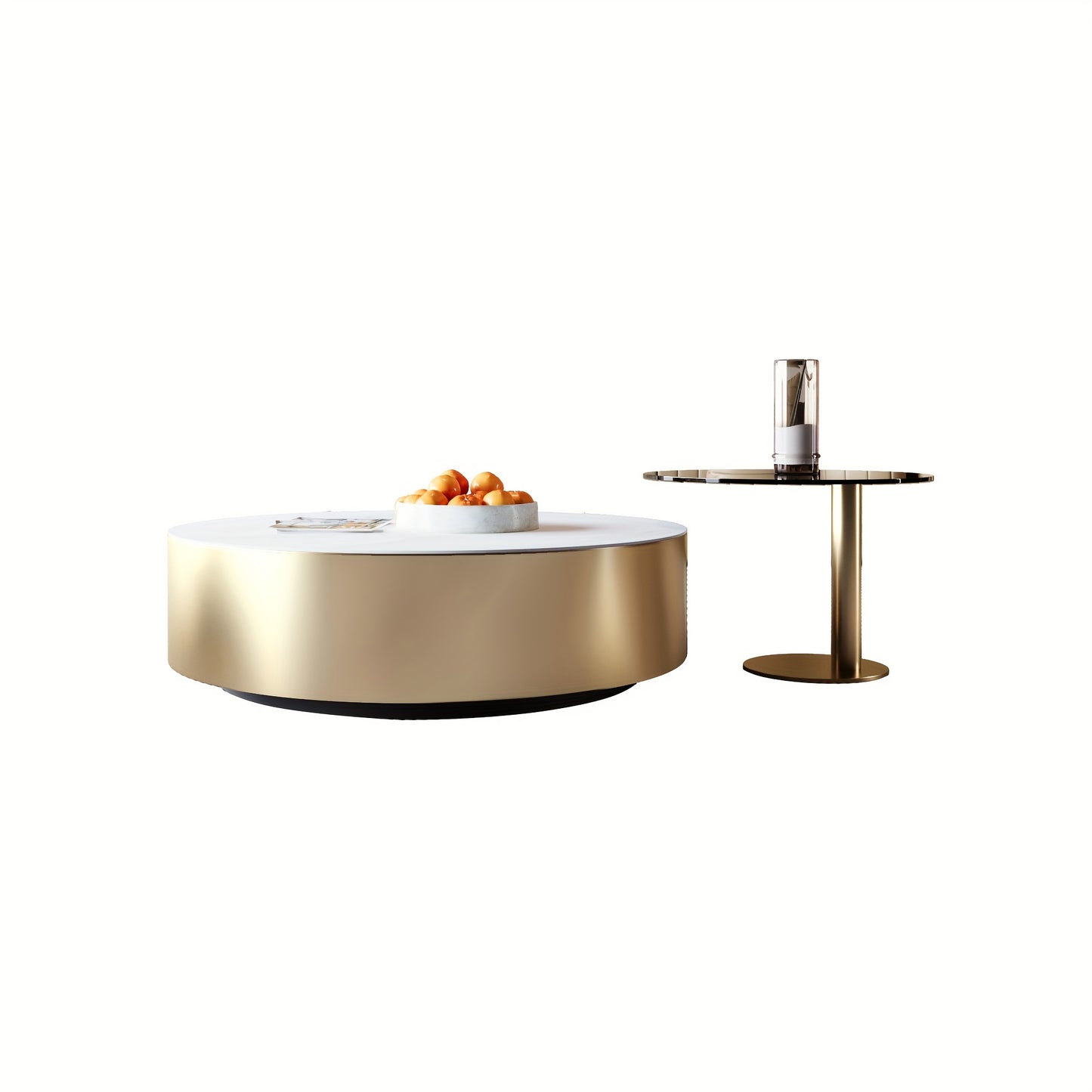 Modern Luxury 2-Piece Coffee Table Set