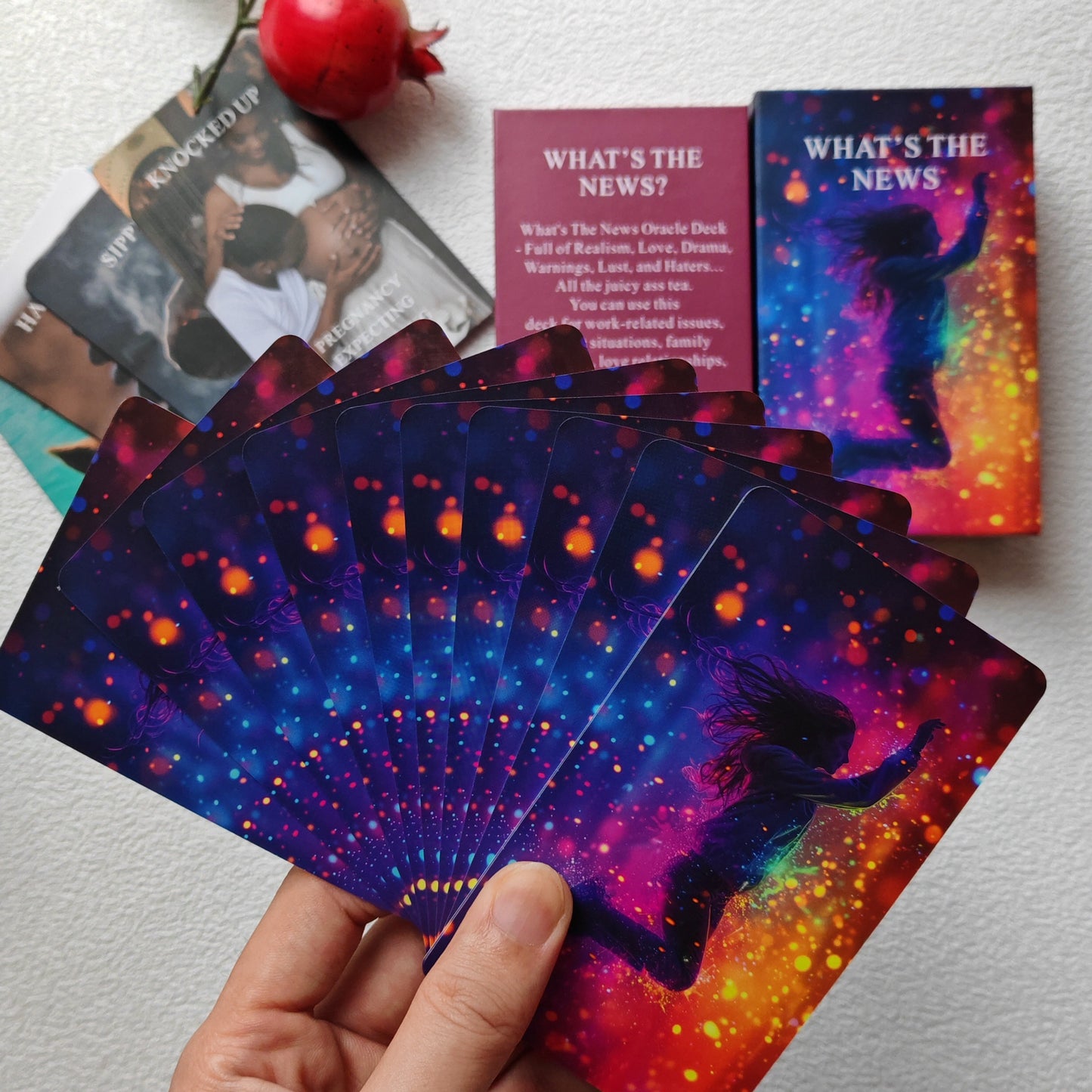 What's The News? Oracle Tarot - Revealing Hidden Truths In Love, Career, And Life! Applicable To Any Situation, Revealing Secrets In Relationships And Karma. Ideal Choice For Oracle Card Enthusiasts