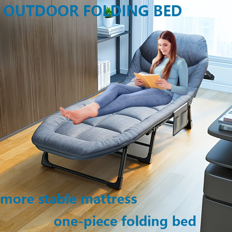 American Style Folding Single Bed For Lunch Break Adult Office Simple March Home Light Multifunctional Nap Accompanying Bed