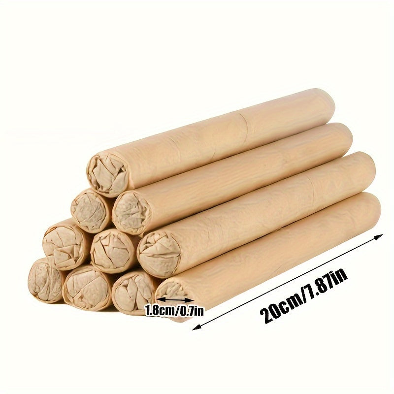 35pcs Natural Mugwort Sticks Set - Perfect for Home Decor, Incense Burners & Aromatherapy