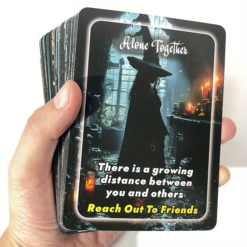 Haunted Echoes Oracle Tarot Cards - Large Size, Mystical Fortune Telling Deck for Insight and Guidance