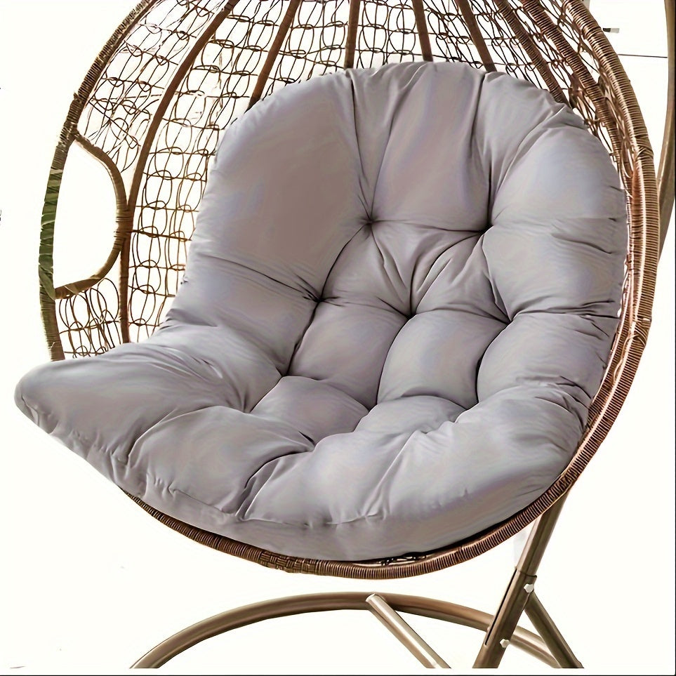 Luxury Thick Hanging Chair Cushion - Classic Style, Hand Wash Only, Perfect for RV Outdoor & RV Living Room Decor, Polyester Fiber, 300-350g Square, No Printing