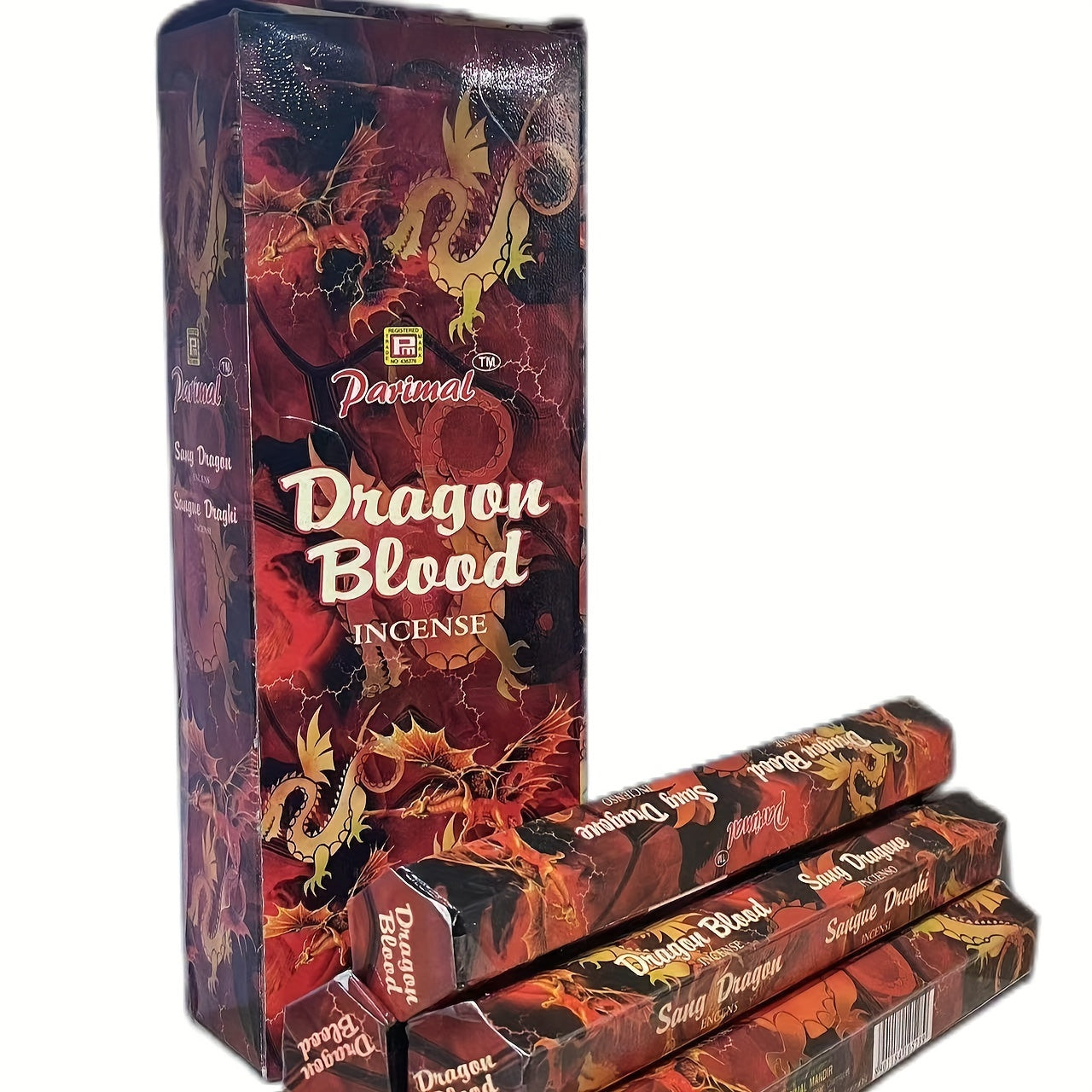 120 High-Quality Incense Sticks per Box, Dragon's Blood Attracting Wealth Home Aromatherapy, Used for Meditation, Yoga, Negative Energy Cleansing, Home and Office Decoration