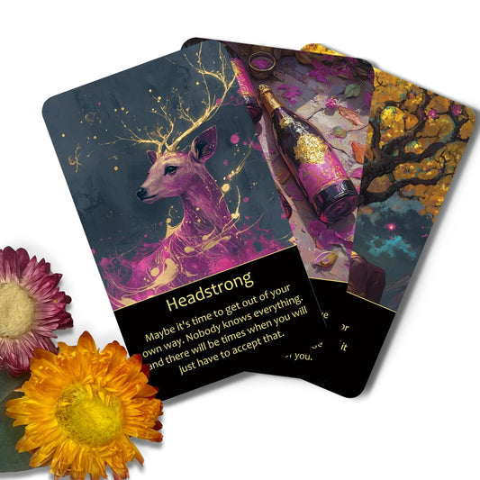 60 Mysterious Inner Wisdom Compass Oracle Cards, Suitable for Beginners' Oracle Cards And Tarot Card Oracle Cards, Suitable for Beginners, Activate Your Intuition And Insights, Christmas Gift