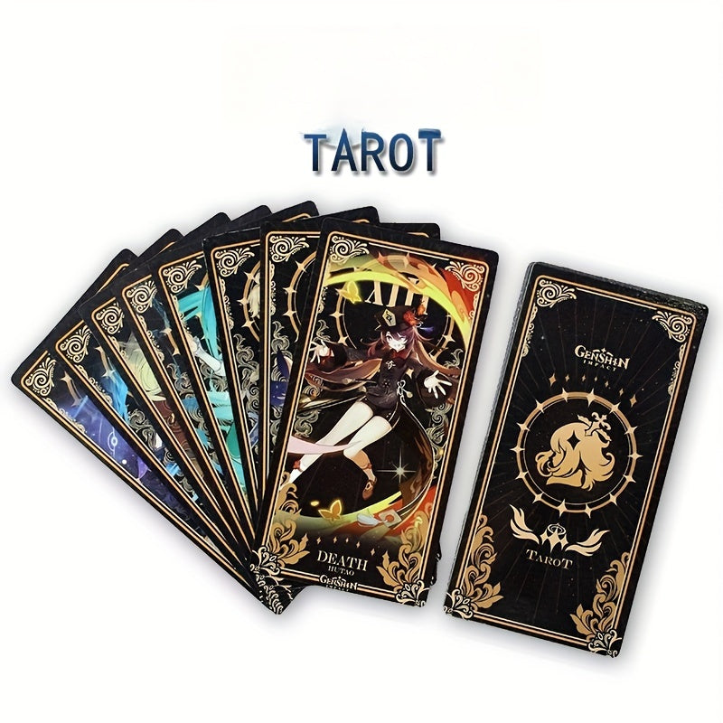 Anime Game Tarot Cards, Interactive Cards, Cartoon Cards, Anime Character Fan Divination Oracle Tarot Card, Fate Divination Cards, Halloween, Thanksgiving Day And Christmas Gifts