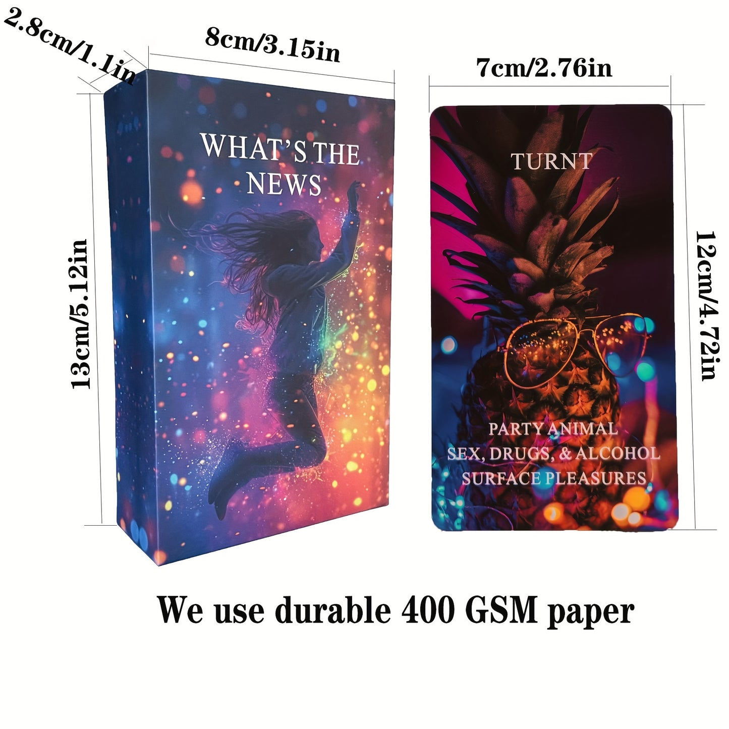 What's The News? Oracle Tarot - Revealing Hidden Truths In Love, Career, And Life! Applicable To Any Situation, Revealing Secrets In Relationships And Karma. Ideal Choice For Oracle Card Enthusiasts