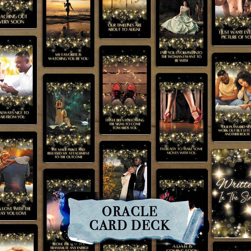 36pcs Love Oracle Cards Set with Colorful Lights Design - Perfect Gift for Friends & Family, Ideal for Thanksgiving