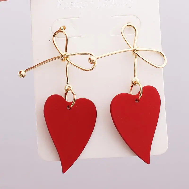 2019 Retro Vintage Statement Earrings White Geometric Long Dangle Earrings for Women Wedding Party Christmas Gift Wholesale