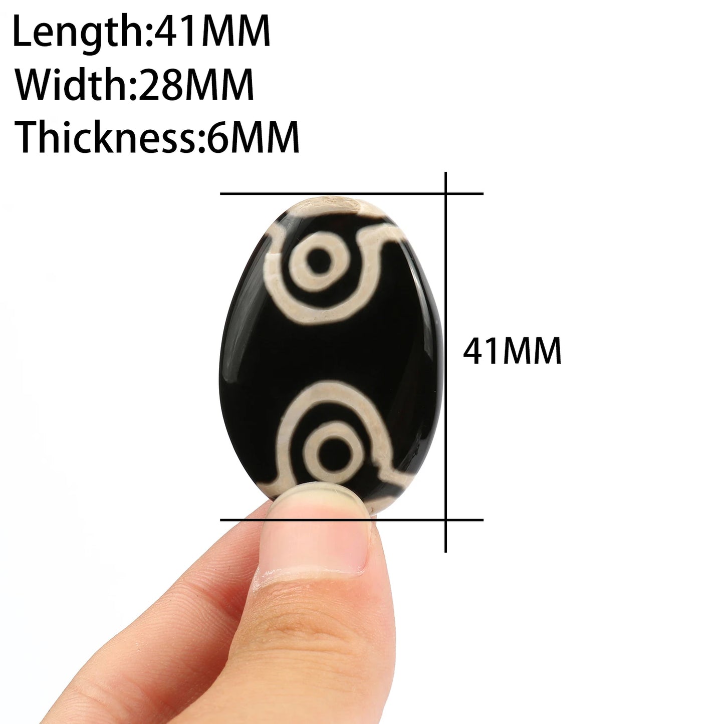 Vintage Natural Stone Tibetan Dzi Eyes Agates Beads Oval Round Antique Agates Beads Buddhist Drum Beads For DIY Jewelry Making