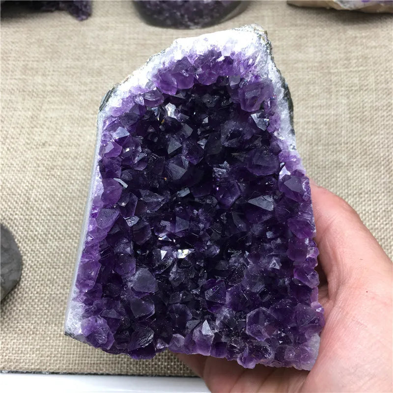 Natural Uruguay  Dream Amethyst Quartz Crystal Cluster Specimen Healing 1pc