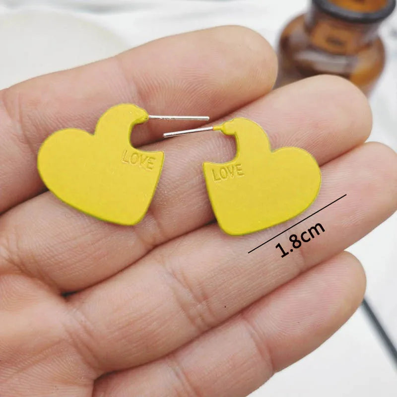 Yellow Color Hanging Earrings for Women Flower Dangle Earrings Korean Fashion Women's Earrings Party Gift pendientes mujer