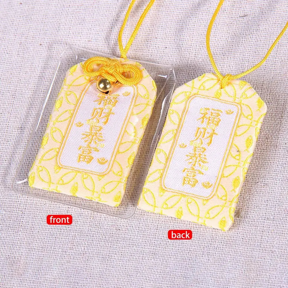 Spiritual Salt With Sachet Buddhist Spiritual Salt Pouch Necklace Blessing Lucky Bag Amulet Blessing Sachets Pendant