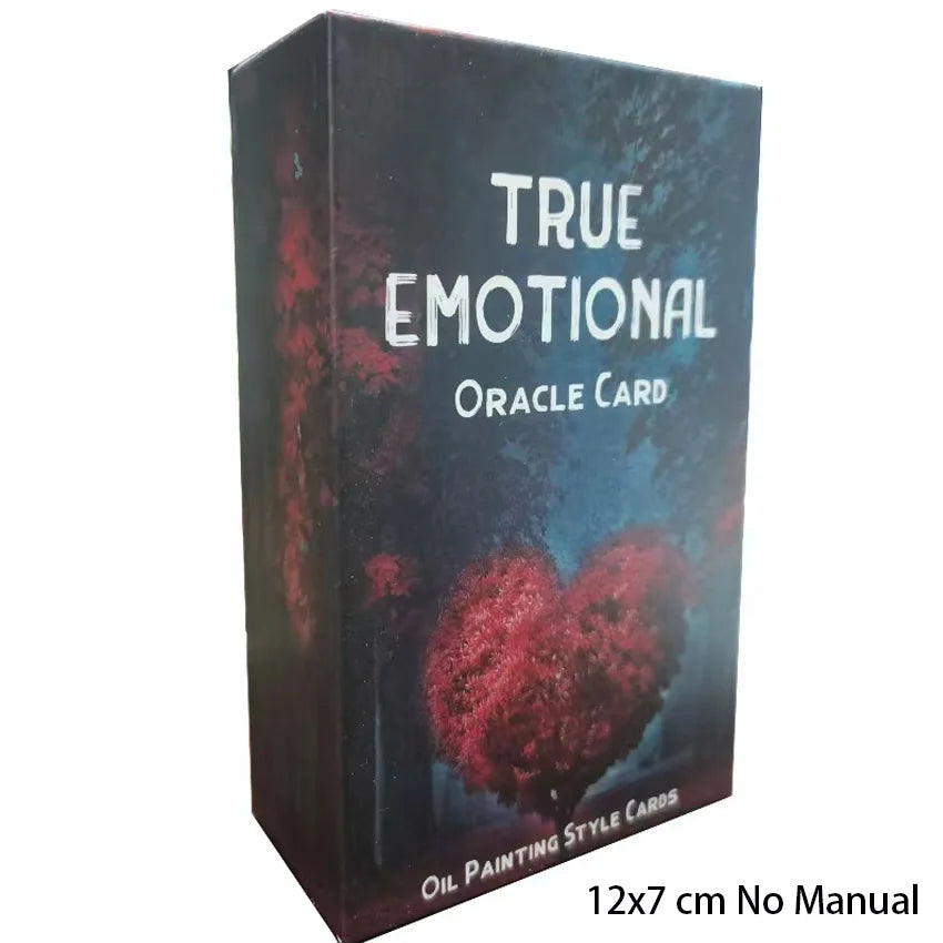 12x7 cm True Emotional Oracle Card Games No Manual