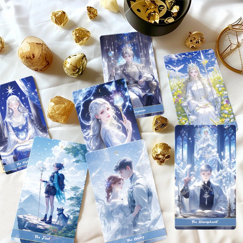 Original Genuine High Quality Oracle Divination Deck Crystal Love Tarot Cards Russian Spanish Exquisite Collection Gifts Set