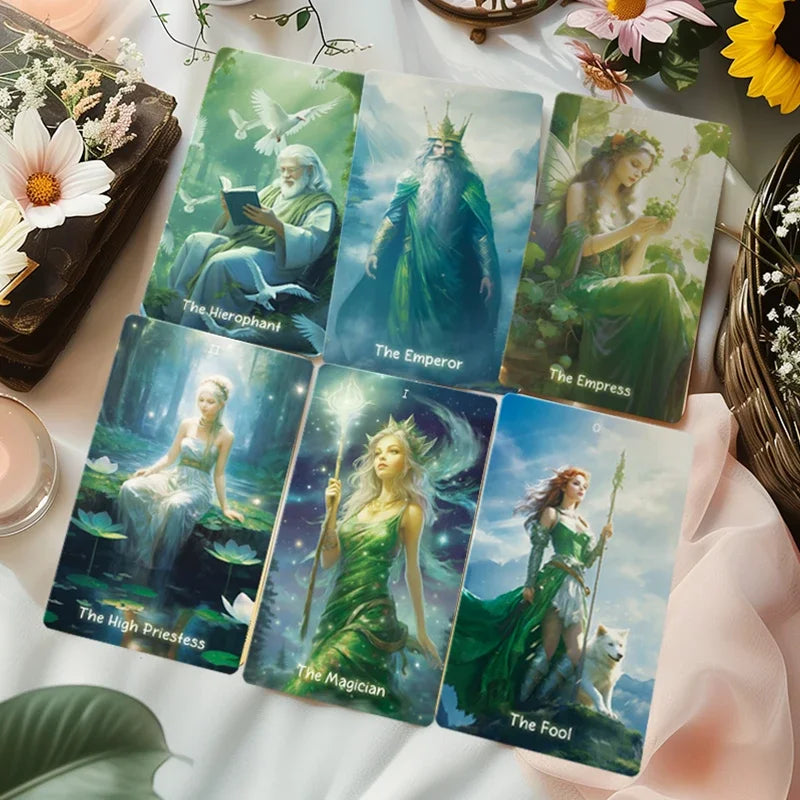 Original Genuine High Quality Oracle Divination Deck Crystal Love Tarot Cards Russian Spanish Exquisite Collection Gifts Set