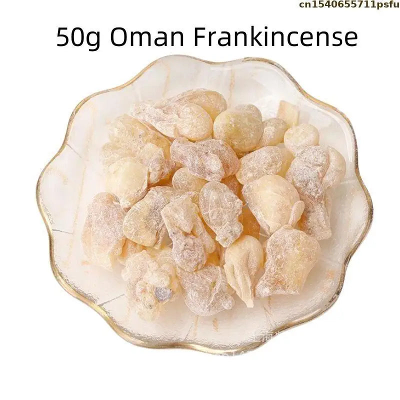 Natural Green Hojari Frankincense Rich Oil Yoga Meditation Calm Incense Burner Burning Resin Incense Aromatic Oman Frankincense