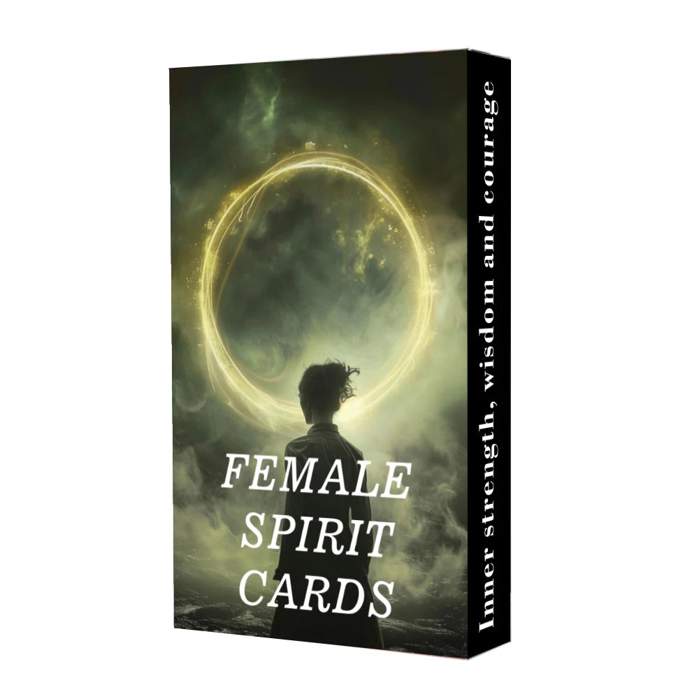 Female Spirit Oracle Cards, Personal Growth And Self-revelation, Inner Strength, Tarot Decks Unique, 12x7cm Cards