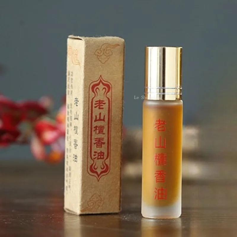 10ml Natural India Old Mountain Sandalwood Essential Oil Indoor Humidifier Air Purification Buddhist Beads Aromatherapy Oil