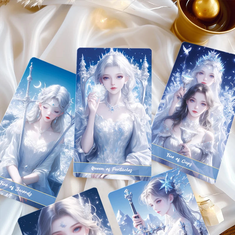 Original Genuine High Quality Oracle Divination Deck Crystal Love Tarot Cards Russian Spanish Exquisite Collection Gifts Set