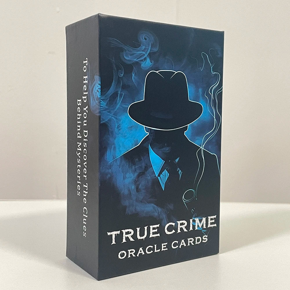 True Crime Oracle Deck, Tarot Cards for Beginners, 12x7cm Psychological 80-cards, Divination Taro in Box