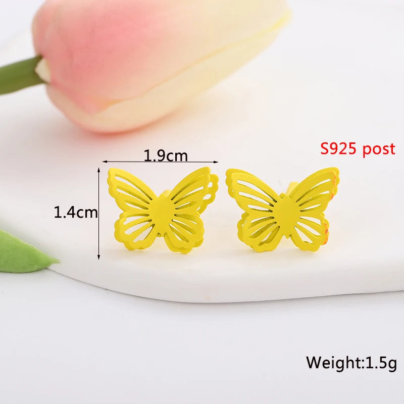 Yellow Color Hanging Earrings for Women Flower Dangle Earrings Korean Fashion Women's Earrings Party Gift pendientes mujer