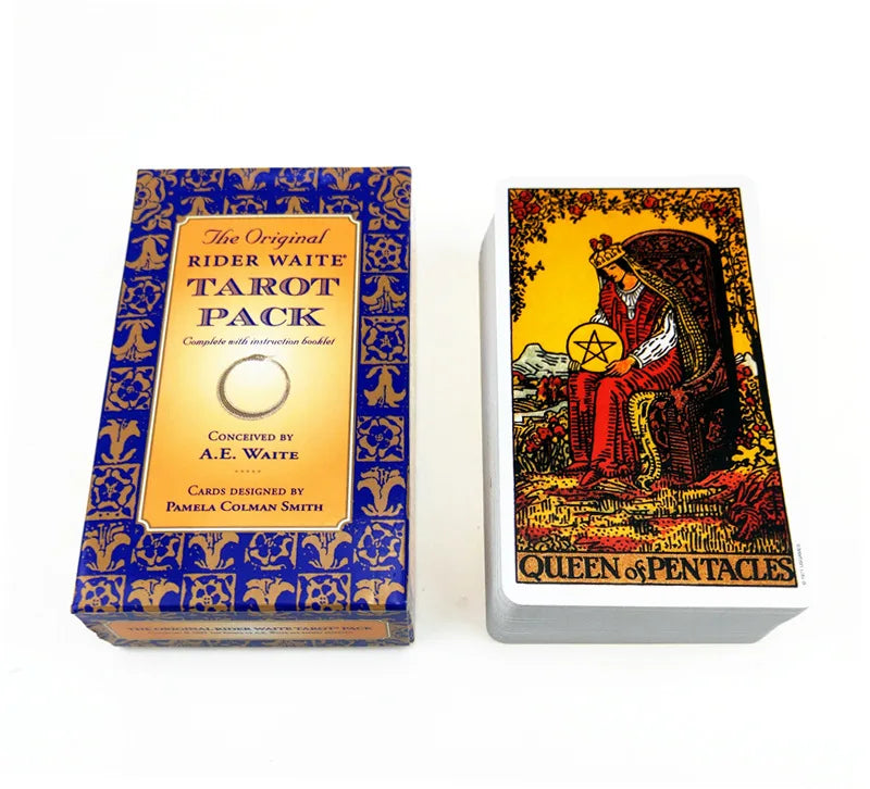 Tarot oracle card mysterious divination comics Tarot card female girl card game board game English playing cards with PDF guide