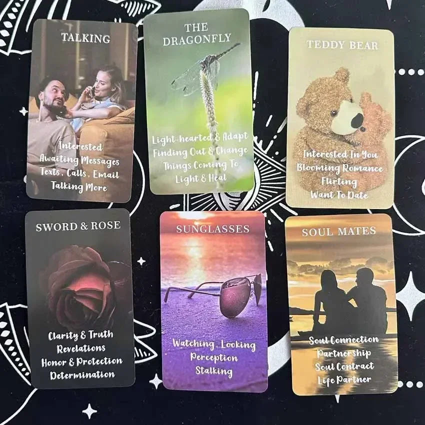 12x7 CM Situation Love Oracle Card Games Uncover What Is TrulyGoing On In A Person's Life