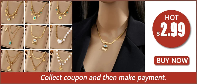 DIEYURO 316L Stainless Steel Maillard Brown Round Bowknot Pendant Doublelayer Necklace Women New Fashion Neck Chain Jewelry Gift