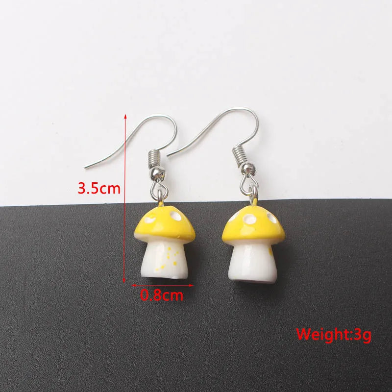 Yellow Color Hanging Earrings for Women Flower Dangle Earrings Korean Fashion Women's Earrings Party Gift pendientes mujer