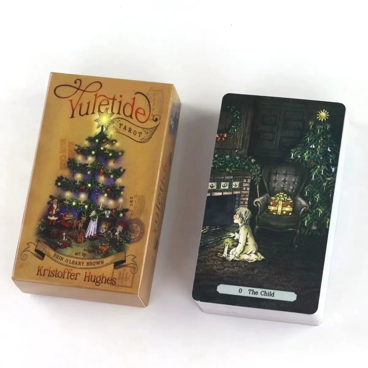 Yuletide Tarot cards 78pcs Card Game Tarot Deck with New Beginner Divination Oracle Party Game Occult