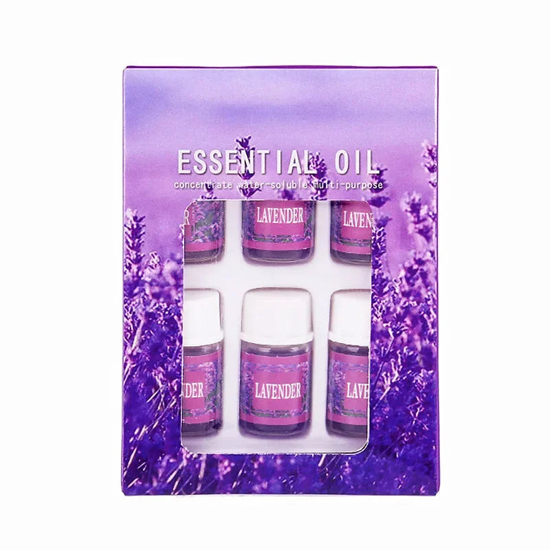 Y 6pcs/set 3ML Pure Herbal Essential Oils for Humidificadores Difusores Aromaterapia Home Office Aromatherapy Relax Fragrances