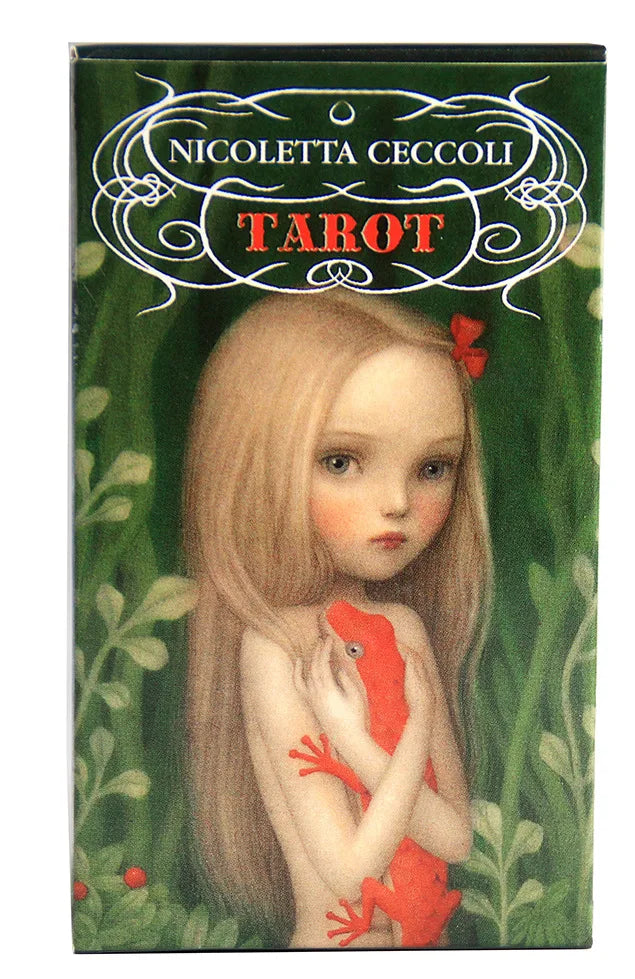 Tarot oracle card mysterious divination comics Tarot card female girl card game board game English playing cards with PDF guide